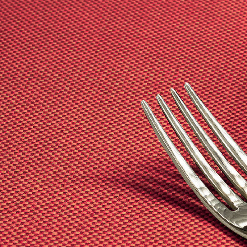 Morissot 180, ensfarget vevd akrylduk - Rød