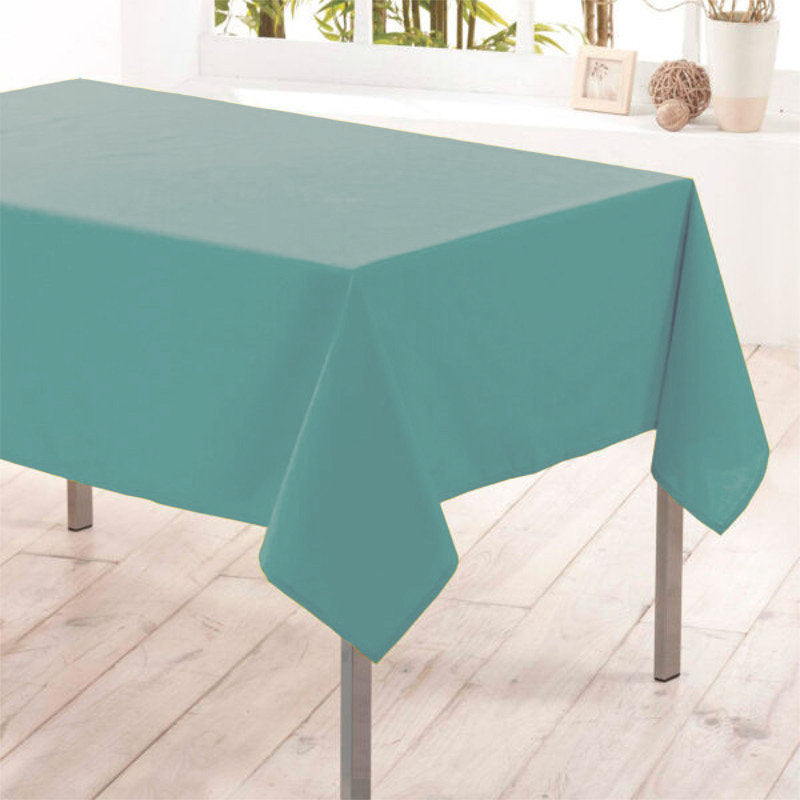 Nelson, ensfarget rektangulær duk med flekkavvisende behandling 145 x 300 cm - Écume