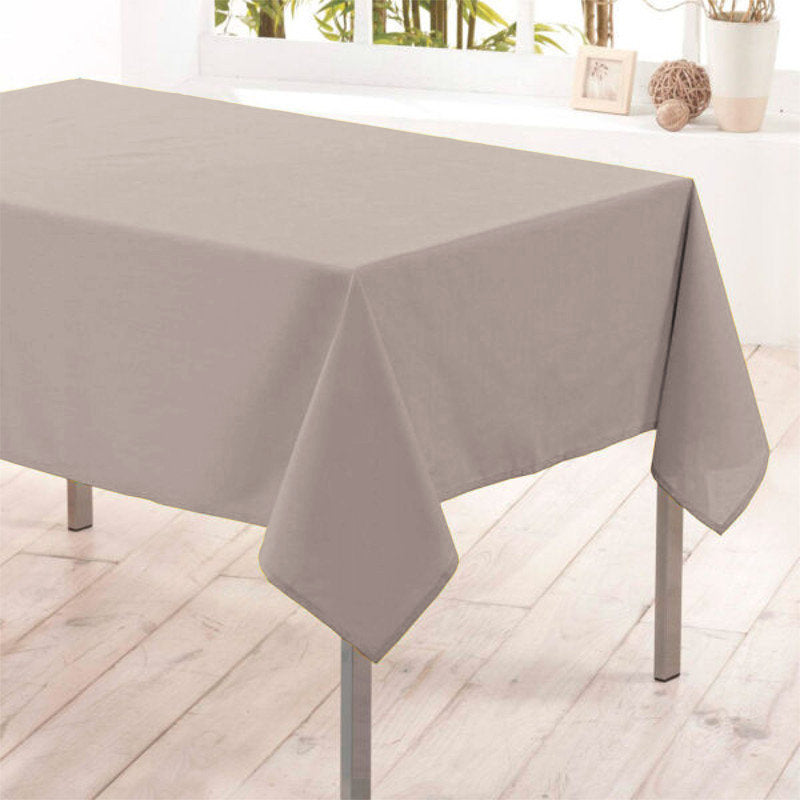 Nelson, ensfarget rektangulær duk med flekkavvisende behandling 145 x 240 cm - Mastic