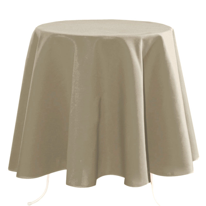 Nelson, ensfarget rund bordduk Ø 180, Mastic