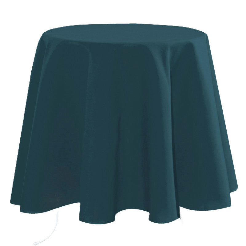 Nelson, ensfarget rund bordduk Ø 180, Petroleum