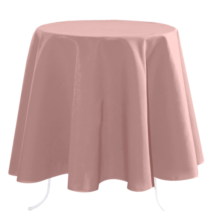 Nelson, ensfarget rund bordduk Ø 180, Pudder