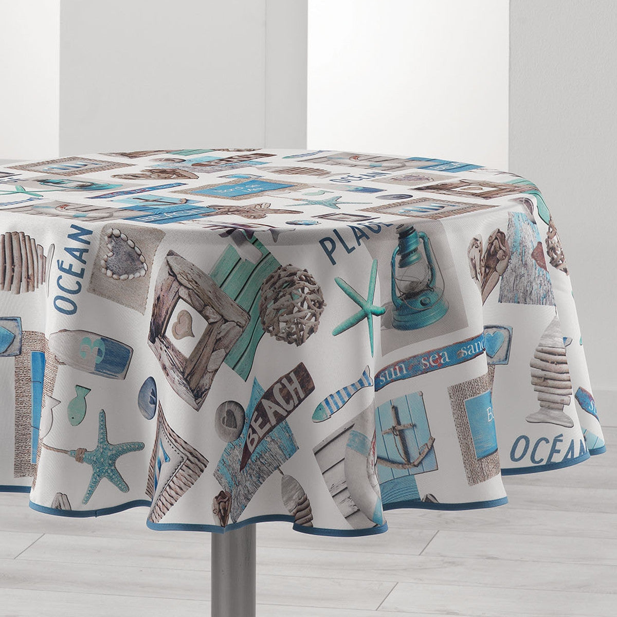 Oceany Ø 180 cm, rund bordduk med flekkavvisende behandling