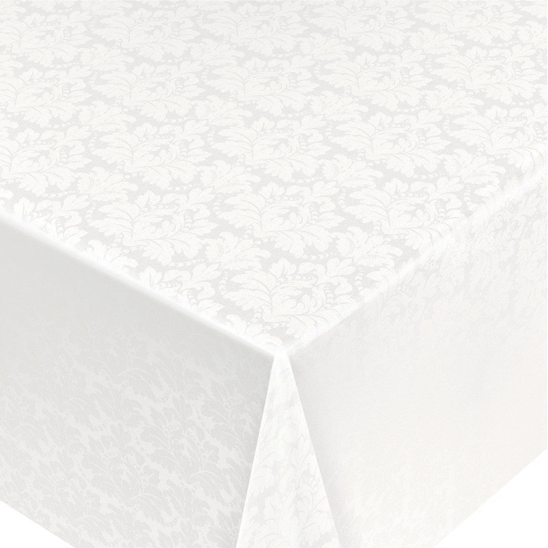 Ornament hvit – pvc-fri voksduk