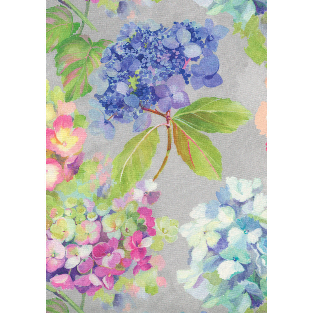 Ortensia a Fiore Grande – Akrylduk med storblomstrende hortensia