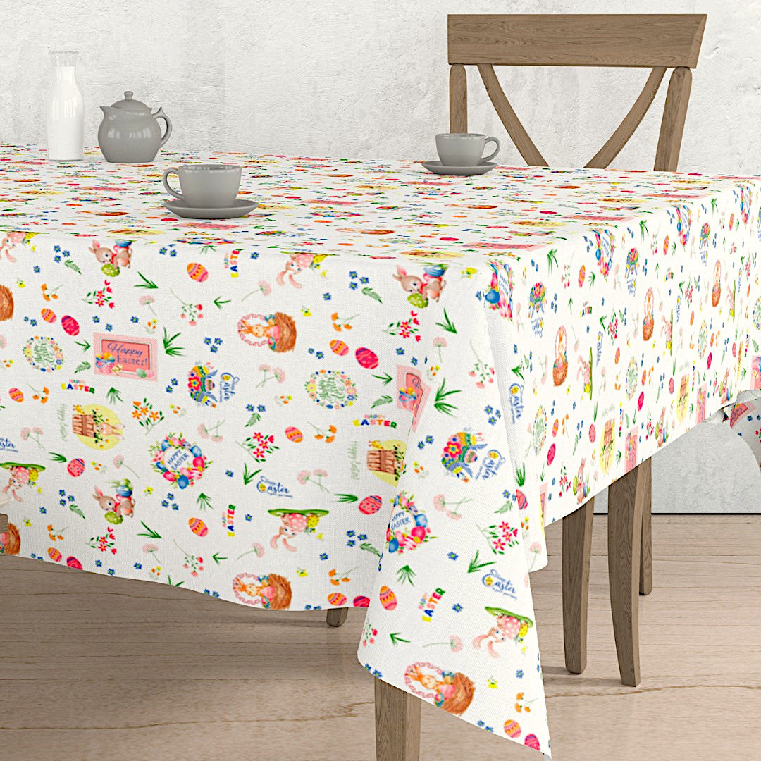 Påsketid Hvit – Akrylduk med påskemotiver
