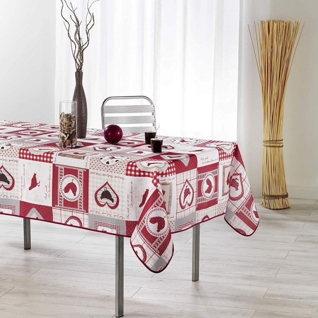 Patch Cocotte 150 x 200 cm – Rektangulær duk med flekkavvisende behandling, miljøbilde