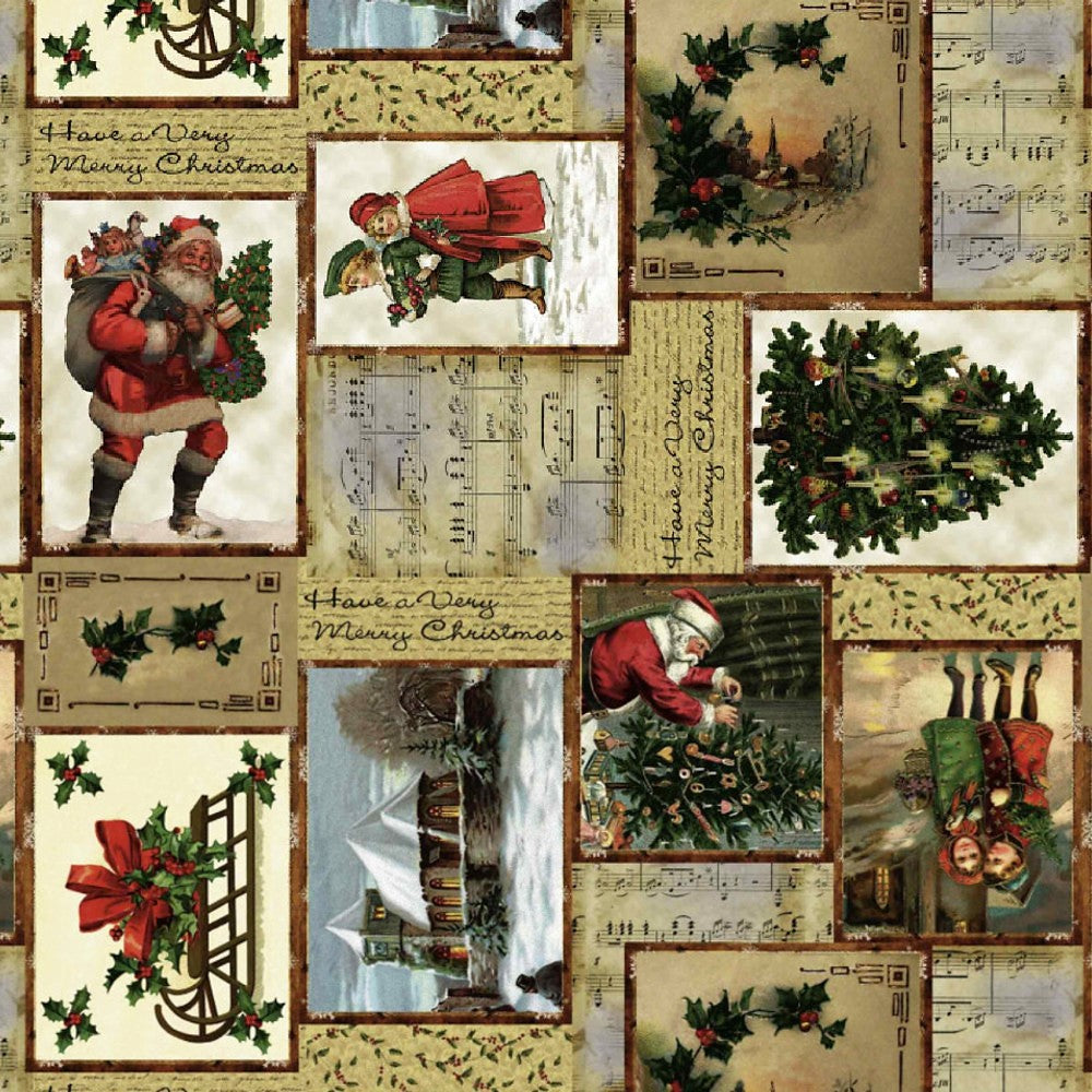 Julevoksduk Peters Jul, 140 cm bred