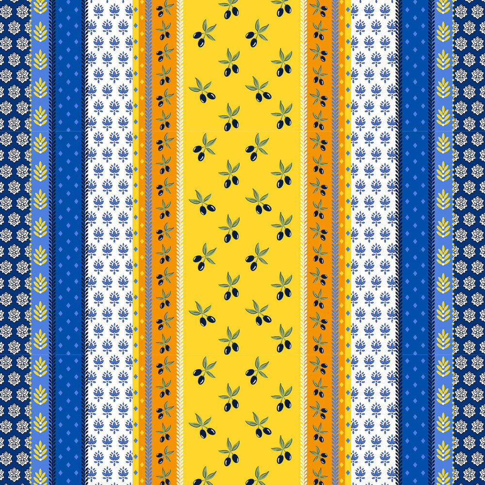 Proveencela Yellow Blue - Provence voksduk