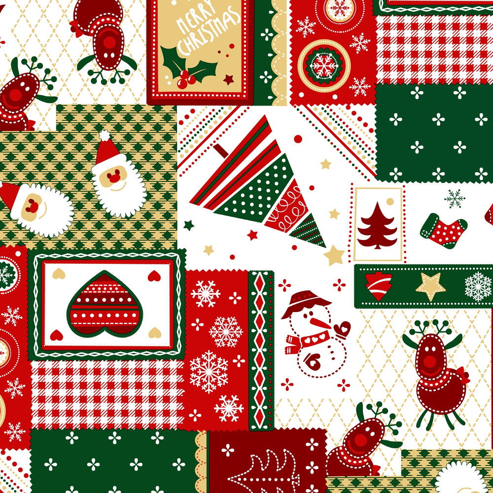 Reno Fra alle oss til alle dere – Juleakrylduk med morsomme tegnede julemotiver