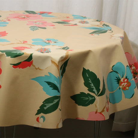 Rund Lola voksduk, Rose Garden Angora