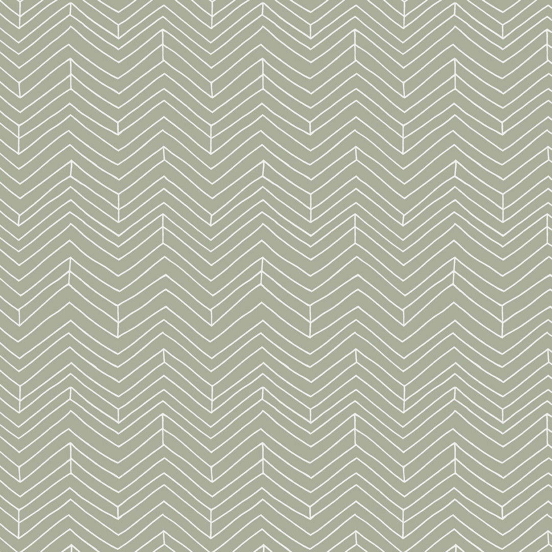 Sabila Sage – Voksduk med moderne fiskebensmønster, mønster