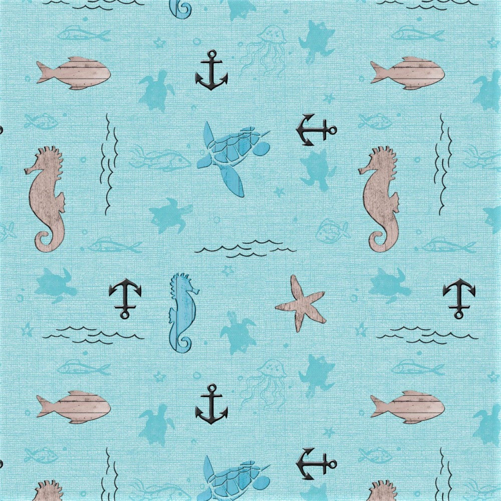 Sailors Lament - Voksduk med maritime motiver