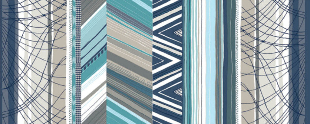 Sombrero Bleu akrylduk blå – 155 cm bred