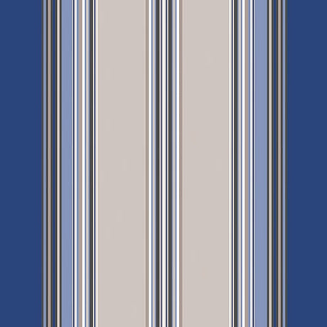 Akrylduk med striper, 175 cm – Vianne, blå