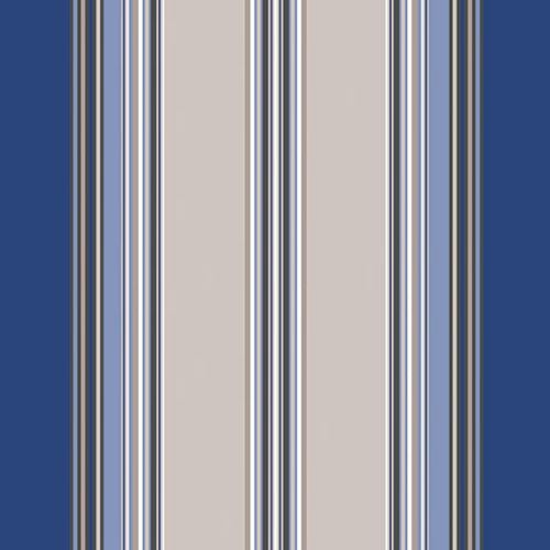 Akrylduk med striper, 175 cm – Vianne, blå