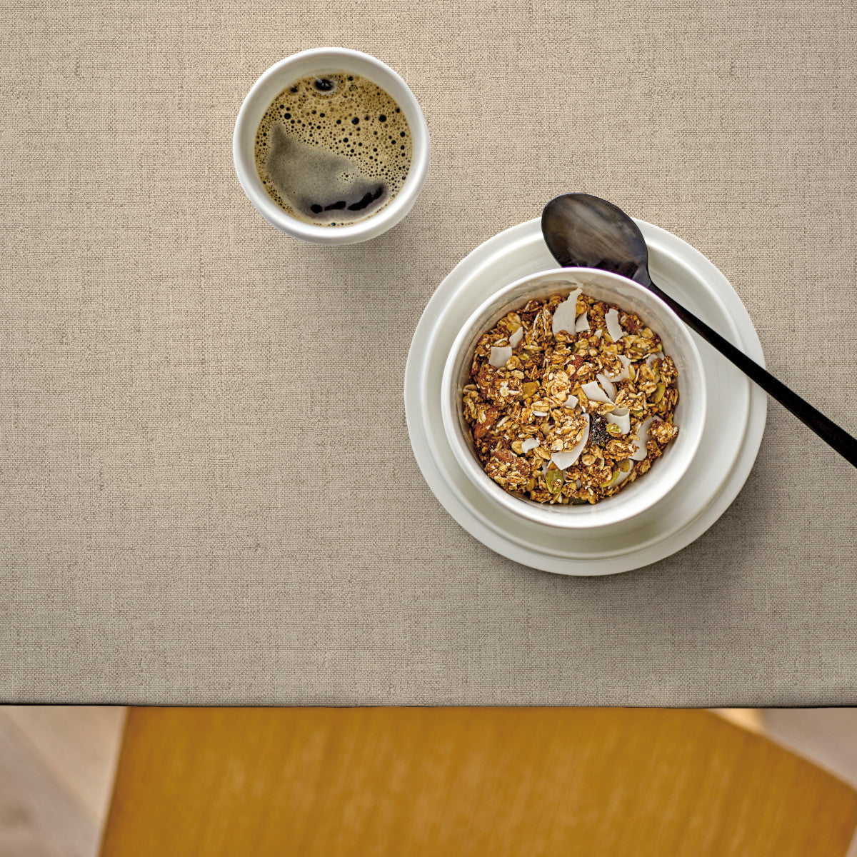 Structure Natur – Södahl akrylduk i linlook og med antiskli