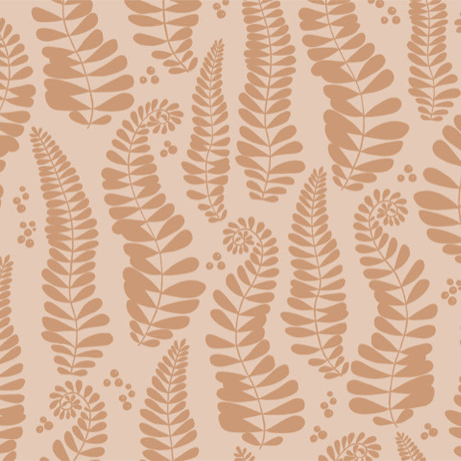 Fern Sweet Almond – Notes by Susanne Schjerning – akrylduk med antiskli