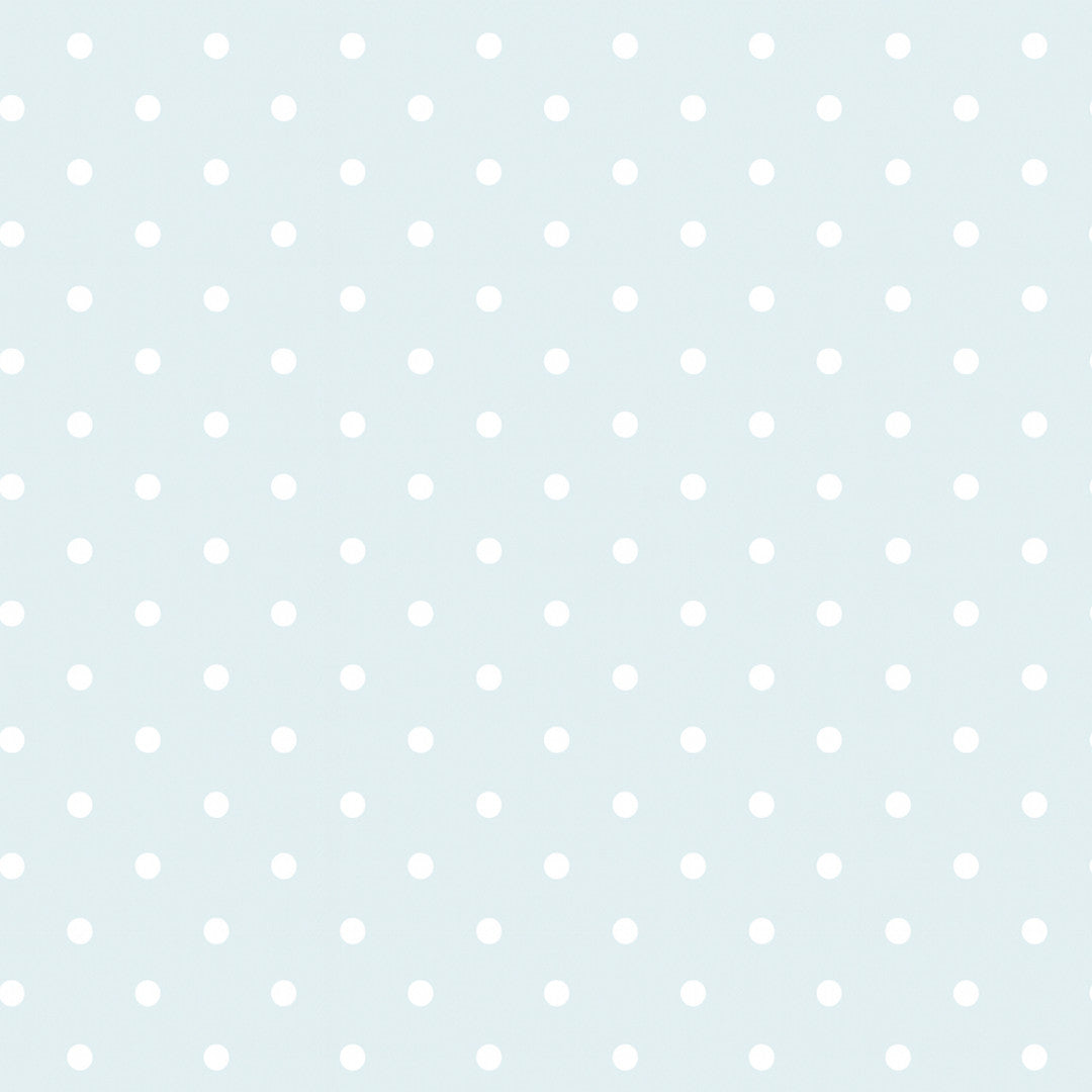 Transparent Dots – Gjennomsiktig voksduk med hvite prikker