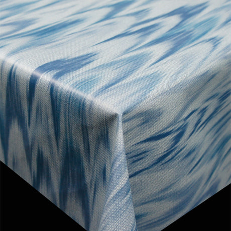 Trend Ikat Blue pvc-fri voksduk