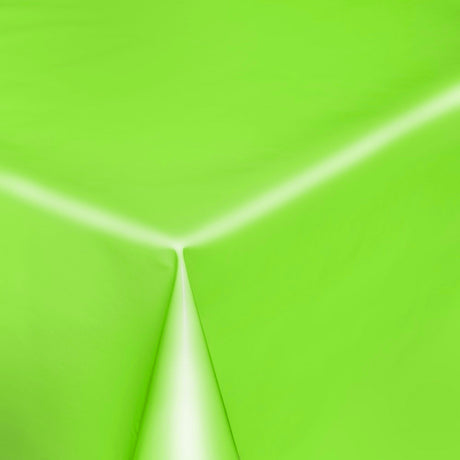 Uni Color – Ensfarget halvblank voksduk, 140 cm bred – Lime