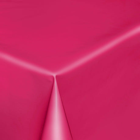 Uni Color – Ensfarget halvblank voksduk, 140 cm bred – Fuksia