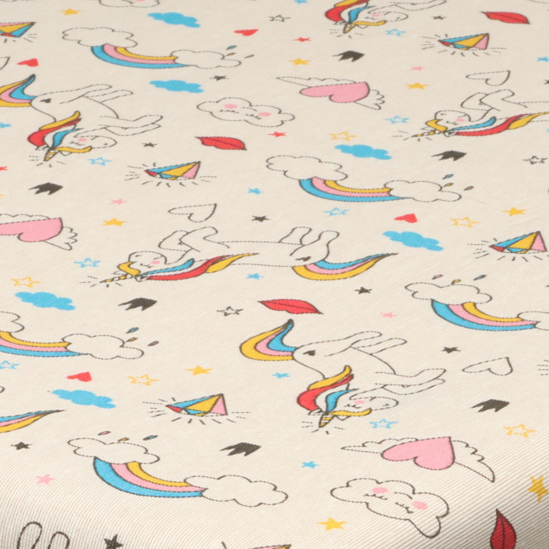 Unicorns – Akrylduk med enhjørninger og regnbuer, mønster