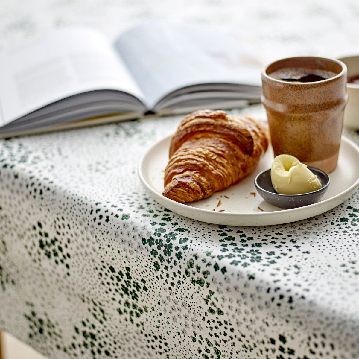 Viola Green – Södahl akrylduk i 100 % bomull med antiskli