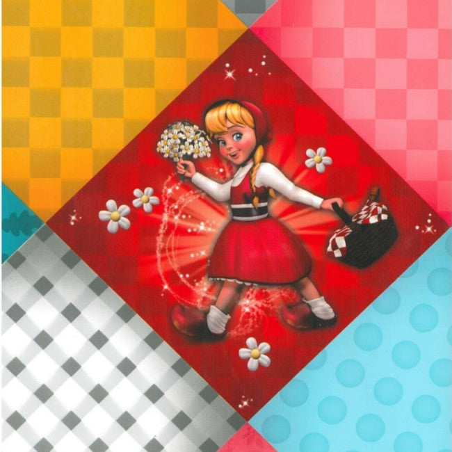 Eventyr – voksduk med eventyrmotiver, 140 cm