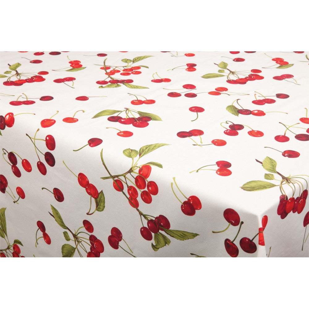 Kirsebær White Sky - Voksduk med massevis av kirsebær
