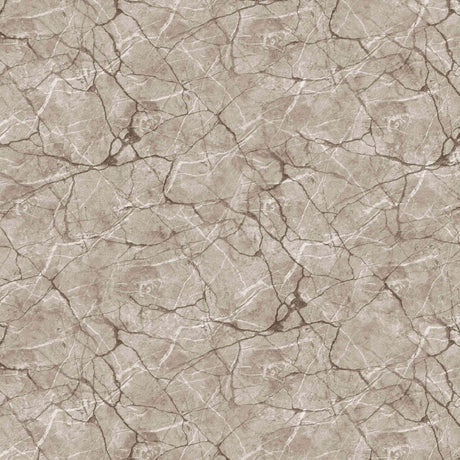 Voksduk med marmorlook - beige