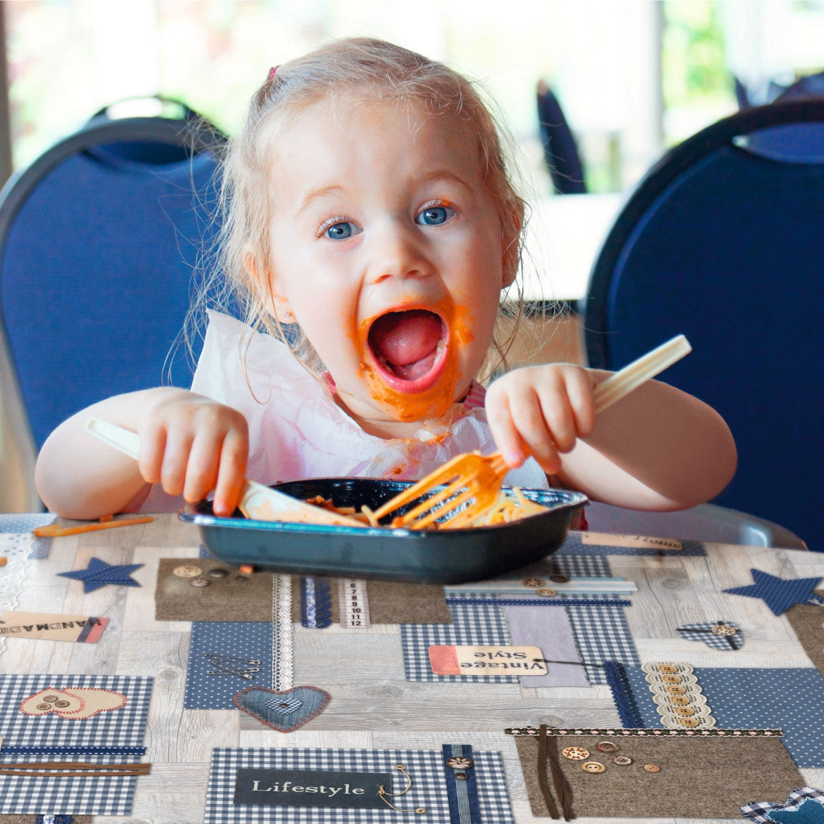 Pippa, LFGB – voksduk godkjent for kontakt med mat