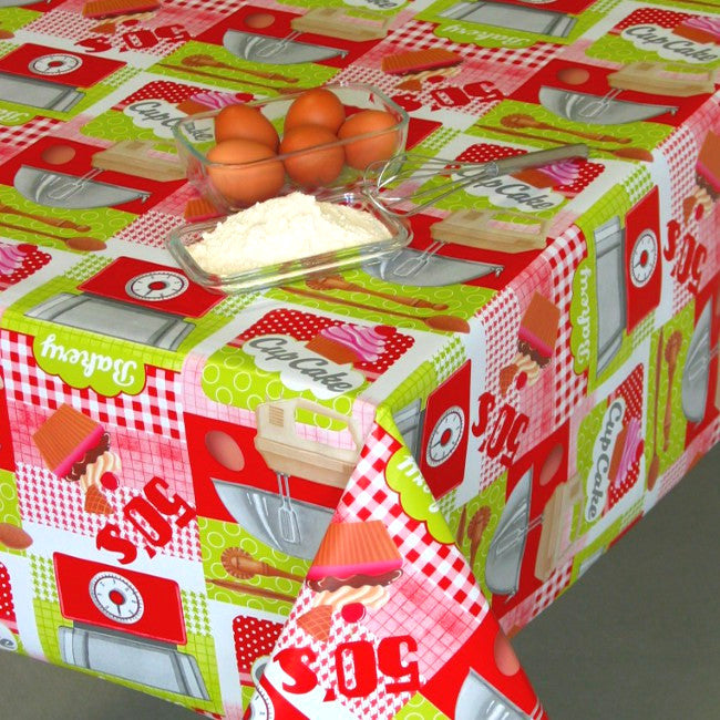 Retro voksduk – 50’s Cup Cake