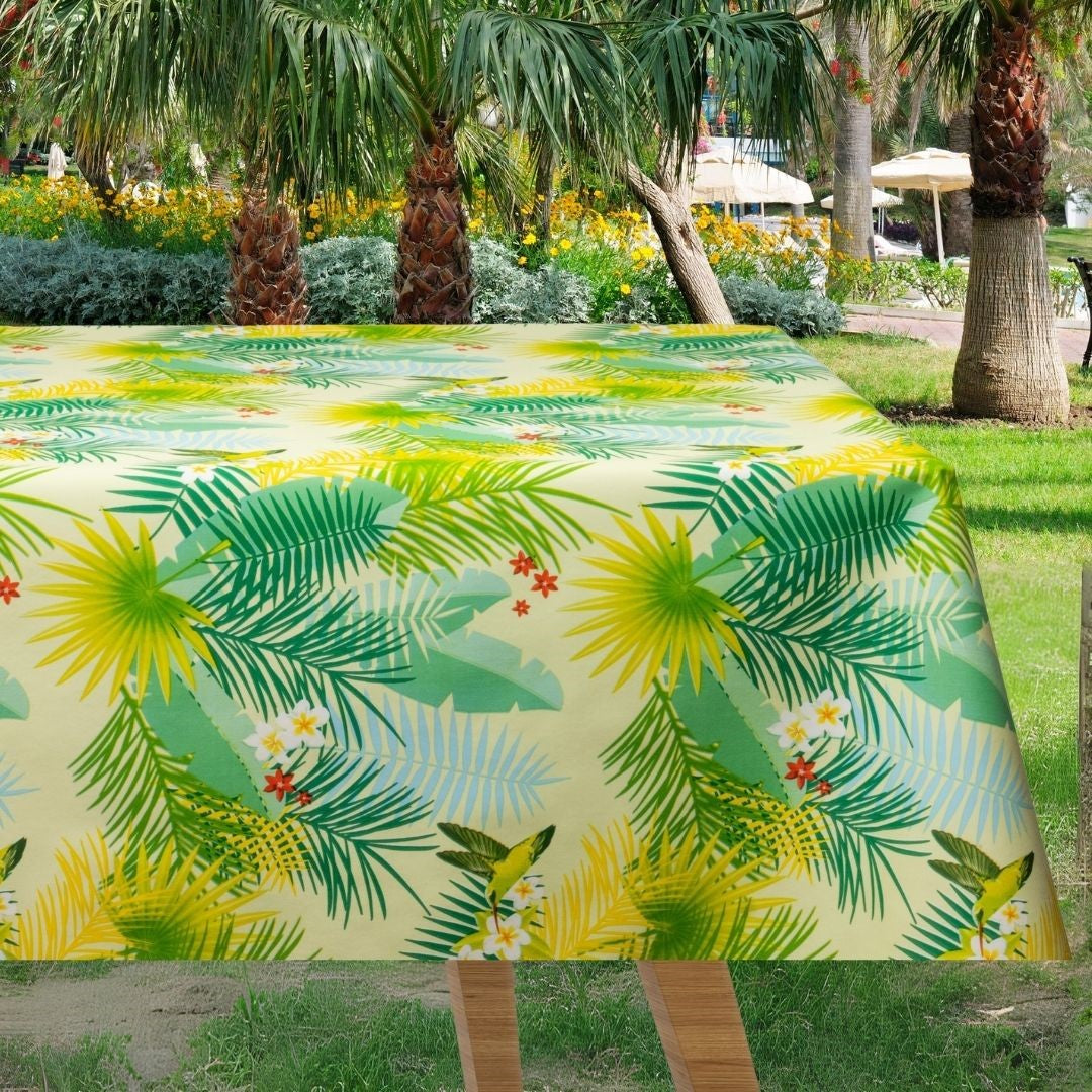 Voksduk – Bregner, blomster og fugler