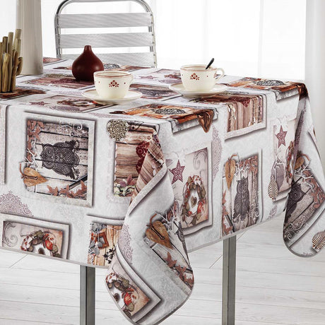 Wood Love – Rektangulær duk med flekkavvisende behandling 150 x 240 cm, nærbilde