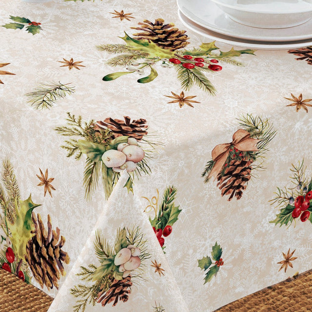 Xmas Natur – Juleakrylduk med naturens egen julepynt