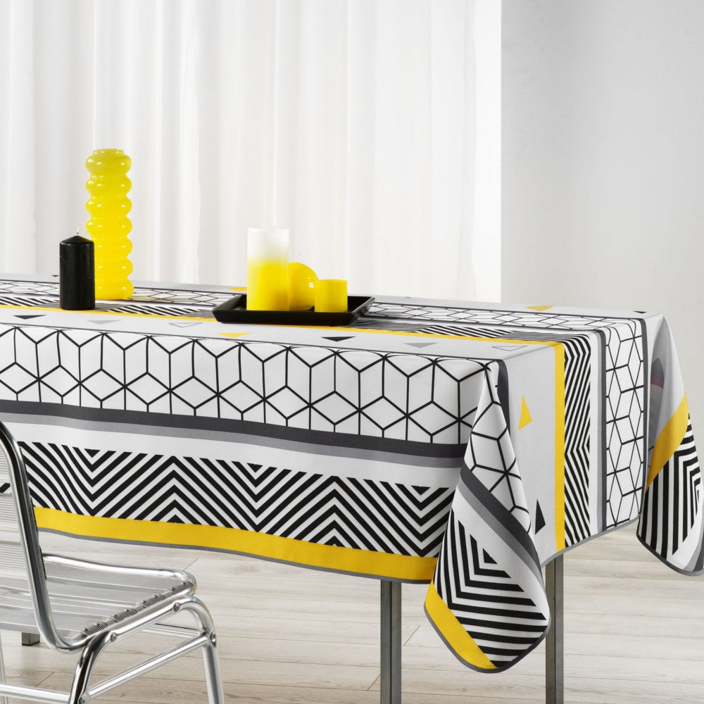 Yellow Mix, duk med flekkavvisende behandling, 150 x 240 cm