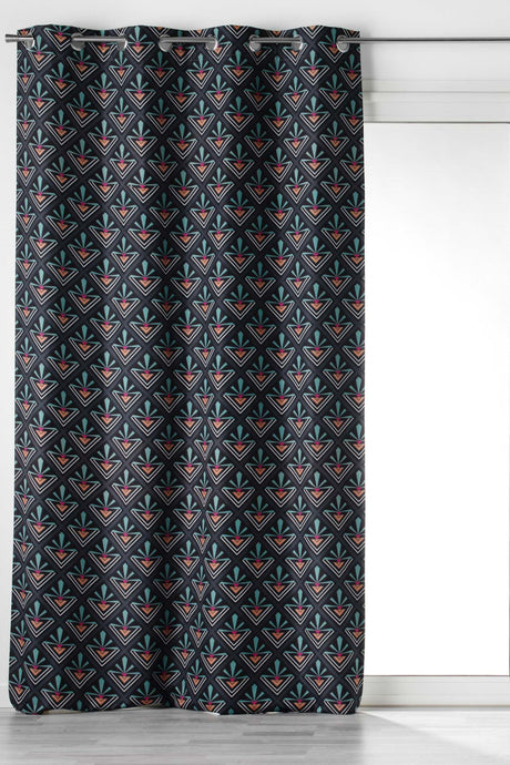 Yuko Blå – 100 % mørkleggingsgardin 135 x 260 cm