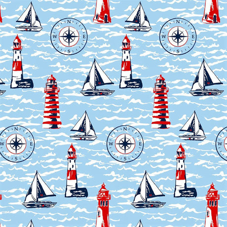 Duker med maritime motiver