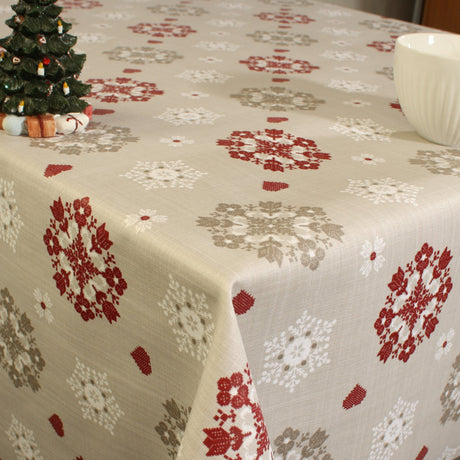 Juleakrylduk - Giboulee Naturel - 155 cm bred