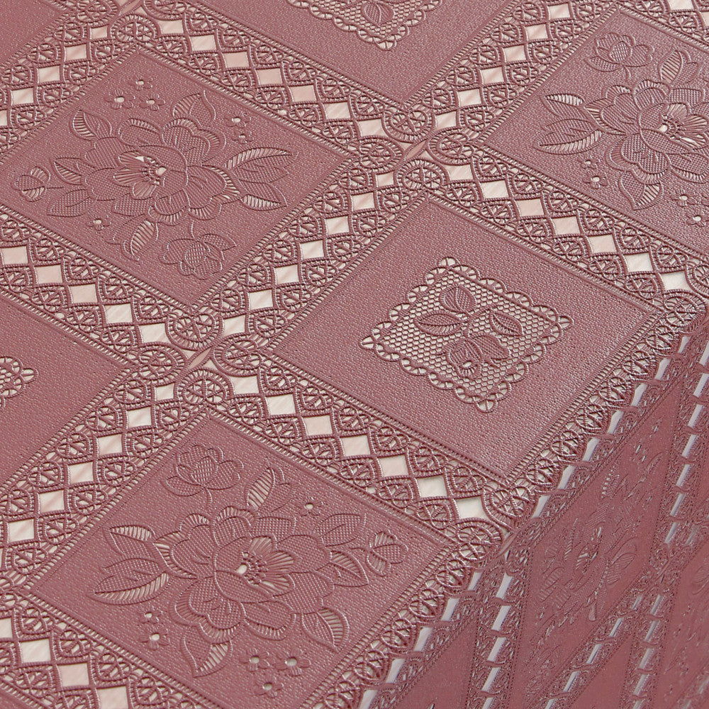 Blondeduk Fanny - Mørk gammelrosa blondeduk