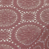 Blondevoksduk Dagny - Mørk gammelrosa blondeduk