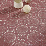 Blondevoksduk Dagny - Mørk gammelrosa blondeduk