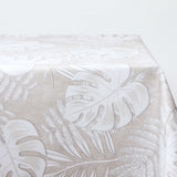 Amber Luxury, Sand - Voksduk med tropiske blader