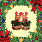 Julevoksduk – voksduk med gamle julemotiver