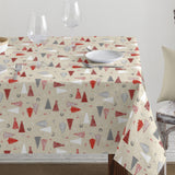 Juleduk akrylduk festlige juletrær