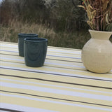 Heno Stripe - Striber, Gul - akrylduk med antiskli