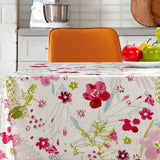 Sommerblomster - Voksduk med sommerblomster i full flor