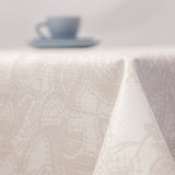 Milo Natur – Akrylduk i 100 % bomull med blomstermønster