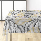 Arbena – Ekstra kraftig voksduk med metallic-trykk, hjørne